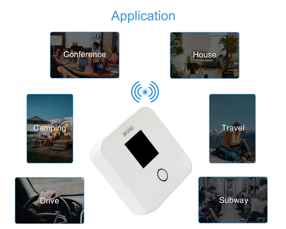 Portable 3G 4G LTE Pocket Esim Mifi Global Travel Hotspot WiFi Router with Real 3950mAh Battery - Image 2
