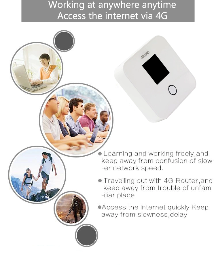 Portable 3G 4G LTE Pocket Esim Mifi Global Travel Hotspot WiFi Router with Real 3950mAh Battery - Image 6